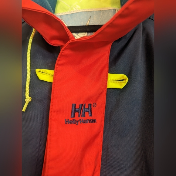 Helly Hansen Jackets & Coats Vintage 9s Helly Hansen Mens M Sailing Jacket Hooded Boating